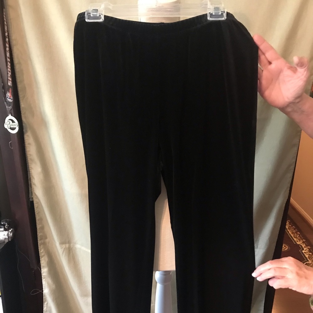 Karen Kane Black Velvet Pants